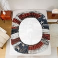 thumbnail image 5 of Castle Fairy Teenagers Airplane Helicopter Twin Sheet Sets,Vintage USA Flag Bedding, 5 of 7