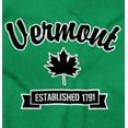 thumbnail image 2 of Vermont Cute Cursive Souvenir VT Men's Graphic T Shirt Tees Brisco Brands M, 2 of 6