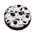 thumbnail image 3 of Easygdp Cute Animal With Cow Wheel Sun Guard, Spare Tire Cover,Universal Trailer Suv Truck Camper Travel,Easy To Install And Remove -14 Inch, 3 of 9