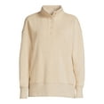thumbnail image 5 of Time And Tru Women's Placket Pullover Top, 5 of 5