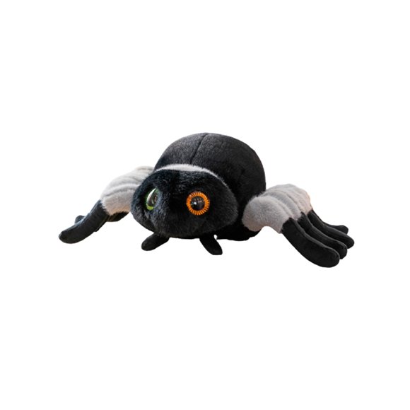 Deeceymbur Large Spider Doll Plush Toy Throw Pillow Spider-Shaped Pillow Giant Stuffed Spider Toy Gray