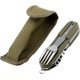 thumbnail image 1 of Cubiertos plegables de acero inoxidable para acampar al aire libre, 1 pieza, multiherramienta 7 en 1, cuchara plegable multifunción desmontable, 1 of 4
