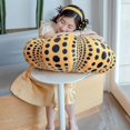 thumbnail image 4 of Juguete de calabaza de punto ondulado Yayoi Kusama, almohada de decoración de calabaza para Halloween, juguetes para bebés y niños, almohada decorativa para sofá y hogar, 4 of 5
