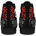 thumbnail image 5 of Coolcustomize Skull High Tops Canvas Shoes for Men Women Classic Lace Up Gothic Fashion Sneaker Street Casual Canvas Sneakers, 5 of 8