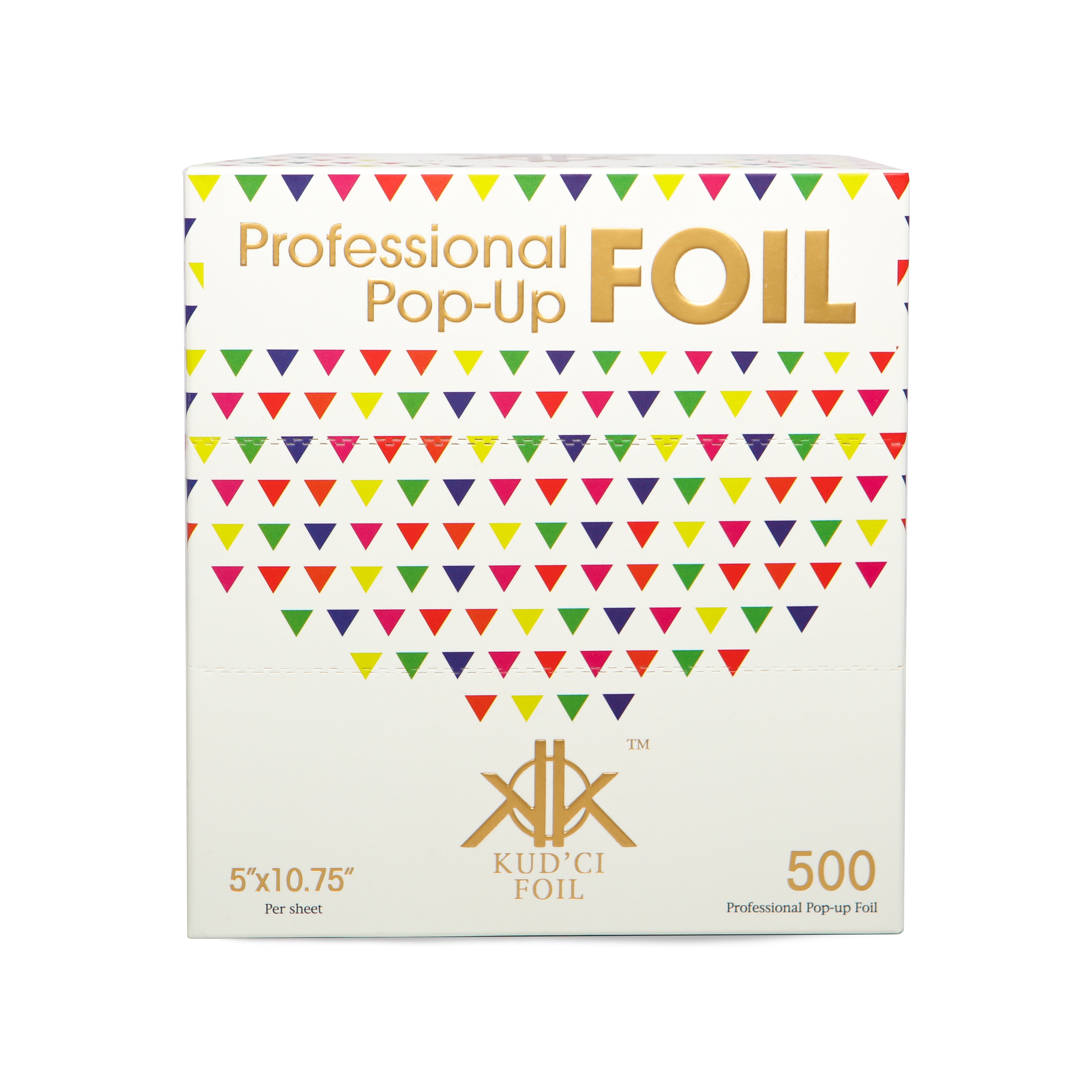 500 Count Aluminum Foil for Hair Highlighting, 9” Pop Up Foil Sheets for Salon or Home Use, Embossed Disposable Hair Foils for Highlighting and