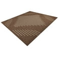 thumbnail image 4 of Unique Loom Outdoor Modern Collection Area Rug - Tambor (13' Square Brown/Ivory), 4 of 10
