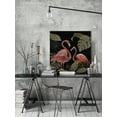 thumbnail image 4 of Marmont Hill Mh-Jultcn-27-C-18 18" X 18" "Flamingo Sweetheart Iii" Frameless Giclee, 4 of 6