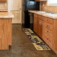 thumbnail image 7 of Wine Kitchen Rugs, Kitchen Mat Set of 2, Grape Kitchen Mat, Wine Decor for Kitchen, Kitchen Wine Mats, Wine Kitchen Mats for Floor, Vineyard Kitchen Rugs and Mats, Wine Theme Rugs 17x30 and 17x47 Inch, 7 of 7