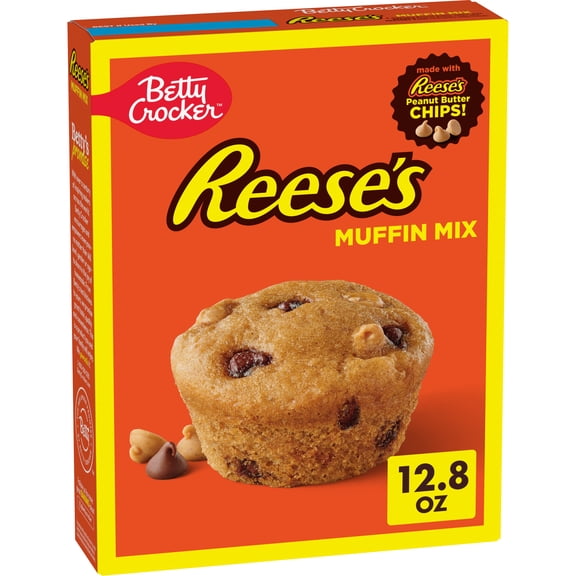 Betty Crocker REESE'S Peanut Butter Muffin Mix, with REESE'S Peanut Butter Chips, 12.8 oz