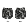thumbnail image 5 of Lsque Rose Flowers Printed Women's Running Shorts with Liner Pockets,Elastic Quick Dry Workout Athletic Gym Yoga Shorts,Womens High Waist Shorts-XX-Large, 5 of 9