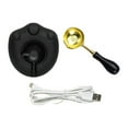 thumbnail image 3 of Calentador eléctrico de sellos de cera, juego de sellos de cera de fusión rápida con cuchara de sello de cera para sello de cera, juego de sellos de Macarena Calentador de sellos de cera, 3 of 8