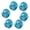 Light Blue 5 cm, variant on mdesiwst 6Pcs Corsage Handmade Reversible Satin Roses Wedding Corsage DIY Hair Accessories Bridal Bouquets Small Floral Accessories