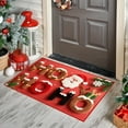 thumbnail image 6 of Dmlowu Christmas Doormat - Non Slip Christmas Front Door Mat for Outdoor Entryway, Merry Xmas Decor Rug for Kitchen, Bedroom & Bathroom, 16x24" Holiday Christmas Door Mat, 6 of 6