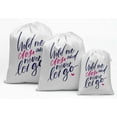 thumbnail image 1 of Darling Souvenir White Hold Me Close And Never Let Go Wedding Favor Party Supplies&nbsp;Drawstring Pouches&nbsp;Favor Bags 15 Pieces, 1 of 5