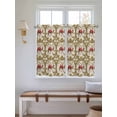 thumbnail image 2 of Camels Palm Trees 2 Panel Kitchen Curtains for Windows, Desert Date Coconut Trees Leaves Cords Beige Bathroom Privacy Curtain, Home Décor Window Treatment for Bedroom/Living Room 55"x45", 2 of 6