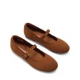 thumbnail image 4 of DREAM PAIRS Women's Mary Jane Ballet Flat Shoes Dressy Foldable Knit Flats with Arch Support Comfortable for Casual Work Office, 4 of 7