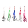 thumbnail image 5 of FEAMOS Fishing Squid Lures Soft Glowing Octopuses Trolling Saltwater Lures Baits with Hook Octopuses Skirt Trolling Swimbait, 5 of 8