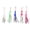A color series, variant on Fishing Squid Lures Soft Glowing Octopuses Trolling Saltwater Lures Baits with Hook Octopuses Skirt Trolling Swimbait