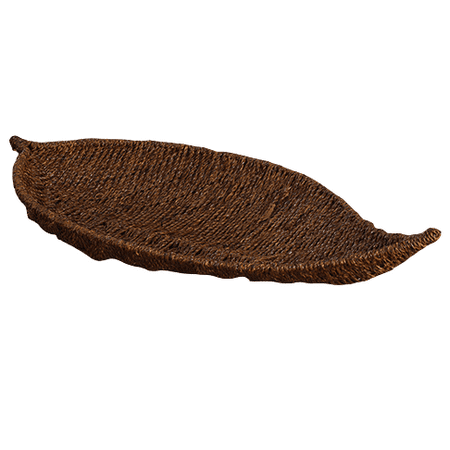 

HomeMagic Woven Seagrass Leaf Tray