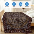 thumbnail image 4 of Boho Vintage Cooling Blanket,Lightweight Breathable Summer Throw Blanket with Double Sided Cold Effect,Modern Geometric Abstract Art Aesthetics Picnic Blankets Bed Sheet for Hot Sleepers 50"x60", 4 of 8