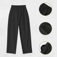 thumbnail image 6 of Gymvis Pants for Kids elastic waist solid color waterproof mosquito proof pockets casual Pants for Kids, 6 of 8