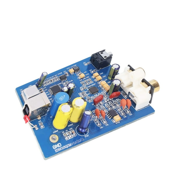 Decoder Board Sound Card, Mini 112dB Dynamic Range Decoding 2vrms Direct Output Audio Module For DIY For Speaker