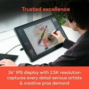 Wacom DTK246K0A 23.8 Cintiq 24 Drawing Tablet with Wacom Pro Pen 3, Black