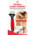 thumbnail image 3 of Rastrillo Desenredador Para Mascotas Perros Y Gatos Rojo, 3 of 5