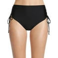 thumbnail image 3 of Time and Tru Women’s and Women's Plus Size Ruched Bikini Bottom, 3 of 4