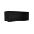thumbnail image 2 of Wally 30" Wide x 12"H  Wall Cabinet Black Engineered Wood Dark Wengue, 2 of 7