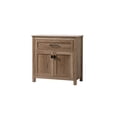 thumbnail image 3 of Elegant Kitchen and Bath 30 Inch Wide Bathroom Storage Freestanding Cabinet In Natural Oak, 3 of 10