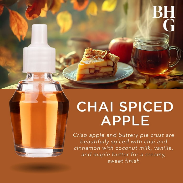Better Homes and Gardens Aroma Accents Oil Refill, Chai Spiced Apple, 24mL  - Walmart.com