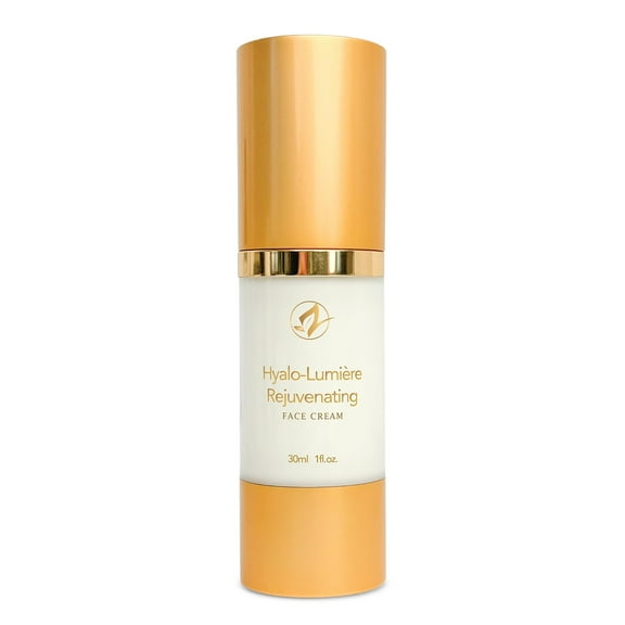 Zatural Hyalo-Lumière Rejuvenating Luxurious Face Cream Lift, Tone, & Tighten, Vitamin C Moisturizer, Hyaluronic Acid, Vegetable Collagen