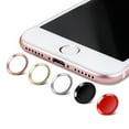 thumbnail image 4 of Home Button Sticker Universal Series Metal Home Key Fingerprint Recognition for iPhone - With Packaging (White Color with Golden Edge), 4 of 8
