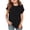 #A12-Black, variant on Abcomgle Girls Tshirts 6-7 Years Old Crewneck Curve Hem Girls Shirts Short Sleeve Tshirt Summer Soft Cotton Tops,Brown,9-10Years
