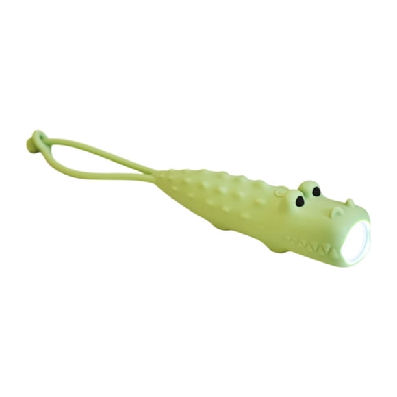 Bonita linterna LED de mano, resistente al agua, con mango ergonómico, mini linterna. Cocodrilo