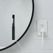 Quip Adult All-Black Plastic Full Head Smart Rechargeable Electric Toothbrush