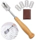 thumbnail image 1 of Dough Razor, Bread Baker's Cutter, Baguette Knife, Baker's Knife, Scoring Knife For Cutting Baguette, Curved Bread Knife, Dough Knife, 1 of 1
