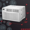 thumbnail image 3 of Amana 12,000 BTU 115-Volt Window Air Conditioner with Remote, White, AMAP121BW, 3 of 11