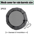 thumbnail image 2 of Rain Barrel Protection Mesh Cover, Outdoor Garden Water Collection Defender, Fine Mesh with Elastic Cord Drawstring (2PCS), 2 of 5