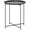 Black, variant on Outsunny 18" Outdoor Side Table with Removable Tray and Folding Legs, Black