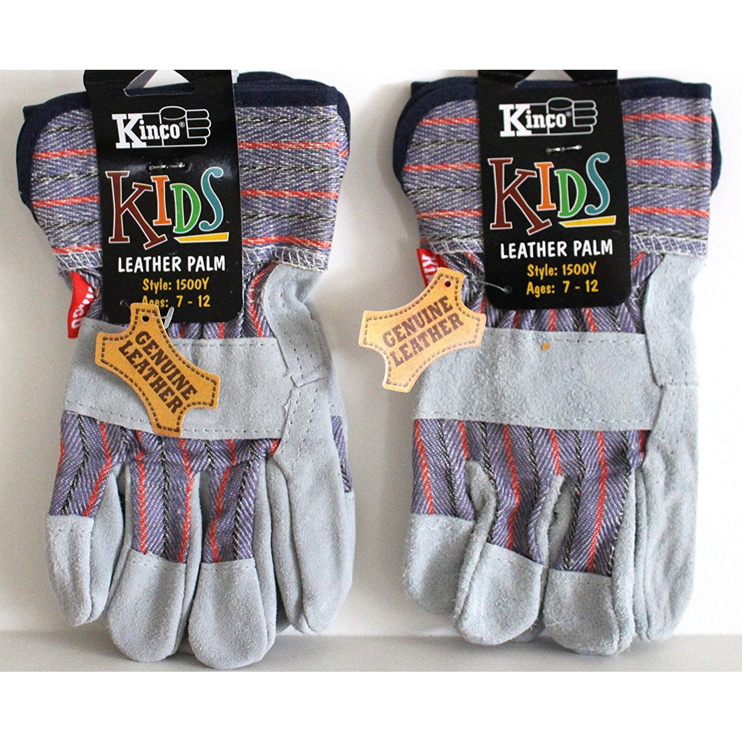 kids leather work gloves
