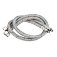 thumbnail image 3 of Flexible Connection Hose Stainless Steel Tap for Hot and Cold Water Single Handle Kitchen Sink Tap 60cm, 3 of 5