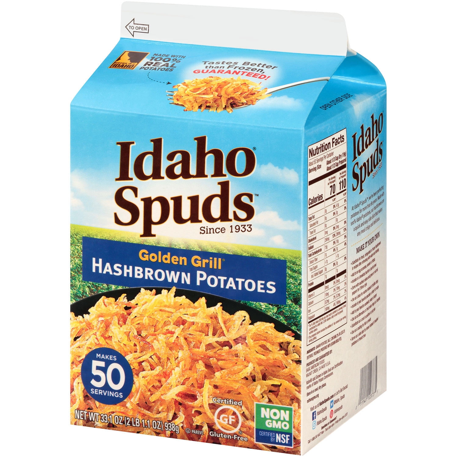 Golden Grill Hashbrown Potatoes, 33oz.3pk - Free PICKN BUY Gummies