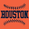 thumbnail image 4 of Houston Baseball Laces - Pitcher, Team Sport Graphic T-Shirt - 3X-Large - Orange, 4 of 6