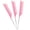 Pink, variant on Rat Tail Steel Pin Teasing Combs Set: 3 Pack Hair Styling Combs for Parting and Teasing All Hair Types (Purple)