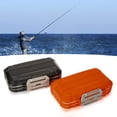 thumbnail image 2 of Fishing Tackle Box Sturdy Lightweight Portable Thicken Texture Multifunctional Shockproof ABS Double-open Fishing Box Flies Accessories, 2 of 7