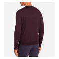 thumbnail image 2 of Hart Schaffner Marx Merino Wool V-Neck Sweater, Merlot Heather, 2XT, 2 of 2