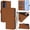 Brown, variant on Decase Case for Samsung Galaxy A16 5G Wallet Case,Luxury PU Leather Wallet Phone Case Flip Folio Protective Shockproof Cover with Card Holder,Kickstand Feature,for Samsung Galaxy A16 5G 6.7",Lagon