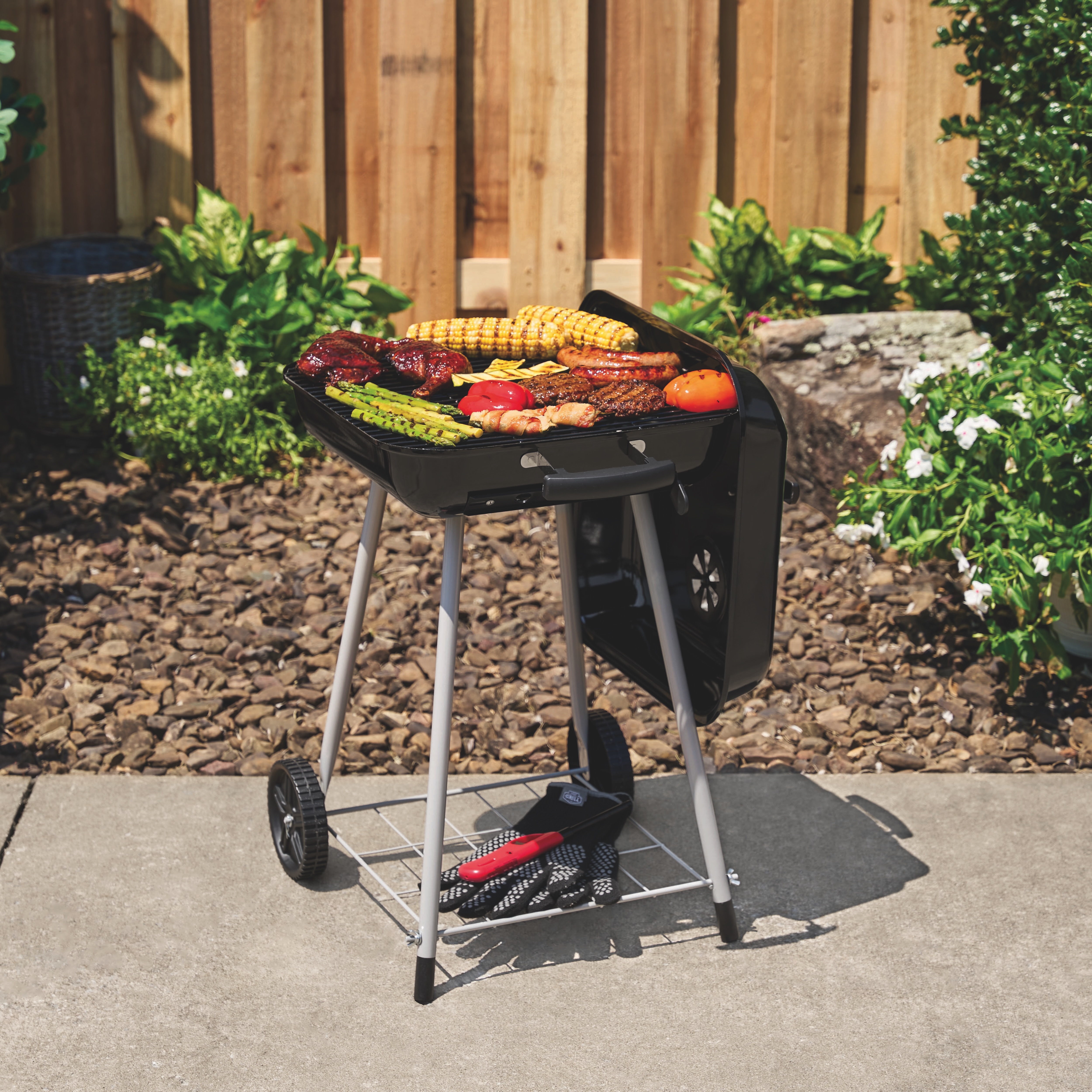 Expert Grill 17.5-Inch Charcoal Grill with Wheels photo 6